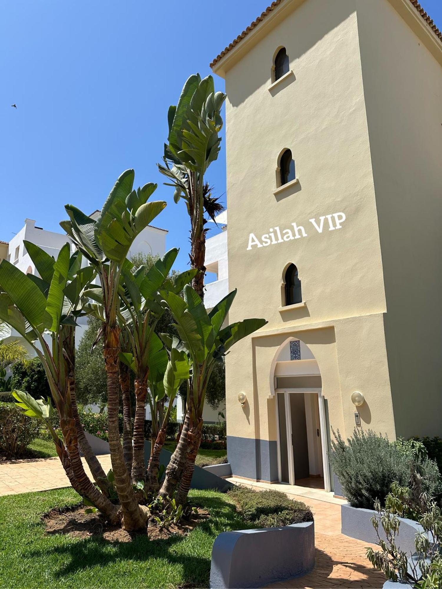 Asilah Vip - Haut Standing - Vue Mer - Piscines - Plage A 5 Minute - Garage Privee - Acces Pmr Exterior foto
