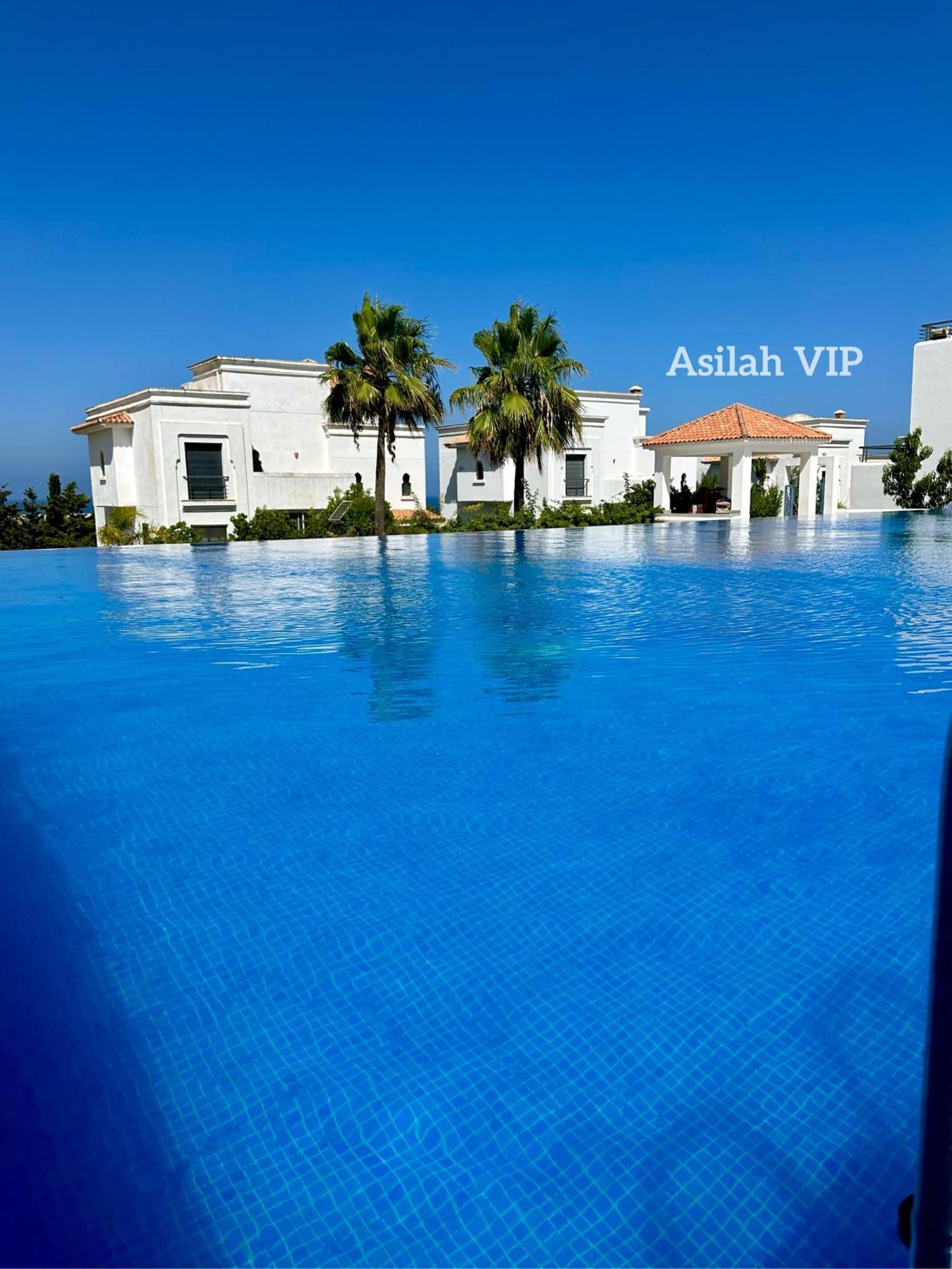 Asilah Vip - Haut Standing - Vue Mer - Piscines - Plage A 5 Minute - Garage Privee - Acces Pmr Exterior foto